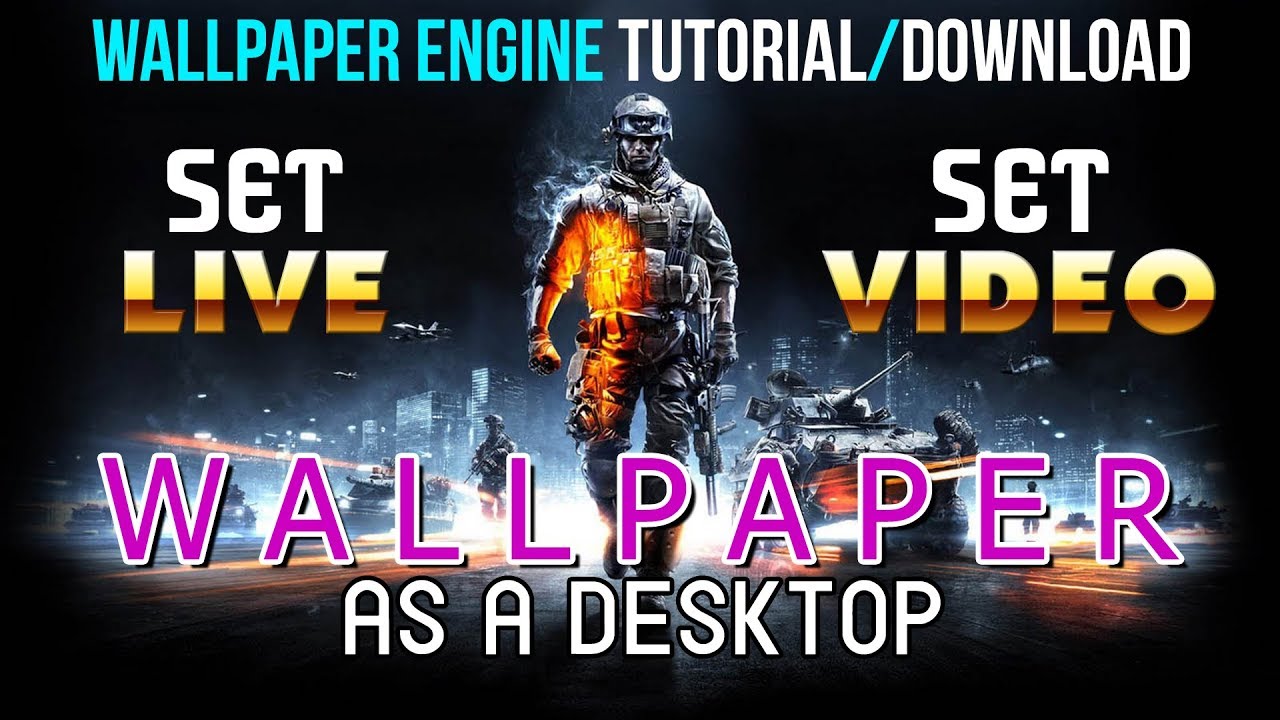 Wallpaper Engine Tutorial | How To Set Video As A Desktop Wallpaper Win