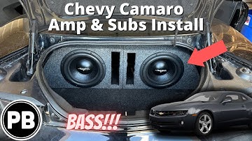 2010 - 2015 Chevy Camaro Amp and Subs Install