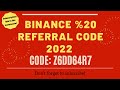 Binance Referral Code 2022