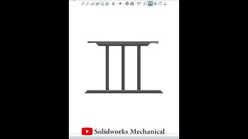 Steel Table |Industrial design ||SolidWorks||Mechanical|#videos #shorts @DesignWithAjay