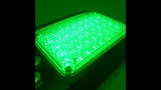 [ALTEED]ＬＥＤパトランプ／サンバイザー装着仕様/緑色発光/ALT-LED113-G