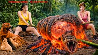 72 Hours of PURE HORROR: Giant Python Roasted Whole – Something INSIDE Is STILL MOVING… NO ESCAPE! 🐍 Wealth