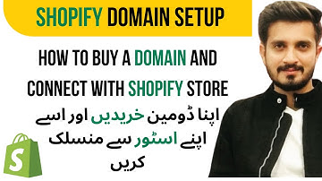 Shopify Domain Setup | How to Buy Domain and Connect With Shopify | Shopify Tutorial Urdu/Hindi 2024