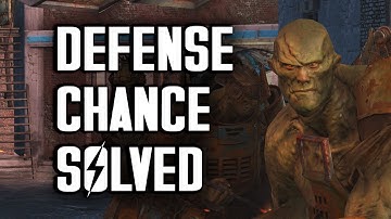 Defense Chance Solved - Fallout 4 Settlement Tips