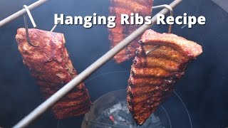 How to Hang Ribs | Hanging Ribs on a Vertical Drum Smoker