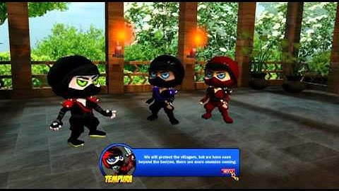 Ninjabra : Action Math  - First Part of First Cutscene w/o Voiceovers Unity3d Video Game PC