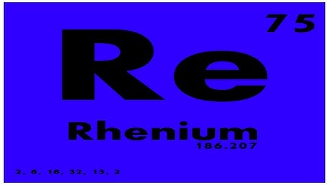 STUDY GUIDE: 75 Rhenium | Periodic Table of Elements