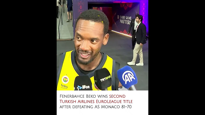 EuroLeague Champion Fenerbahce Beko – Dyshawn Pierre