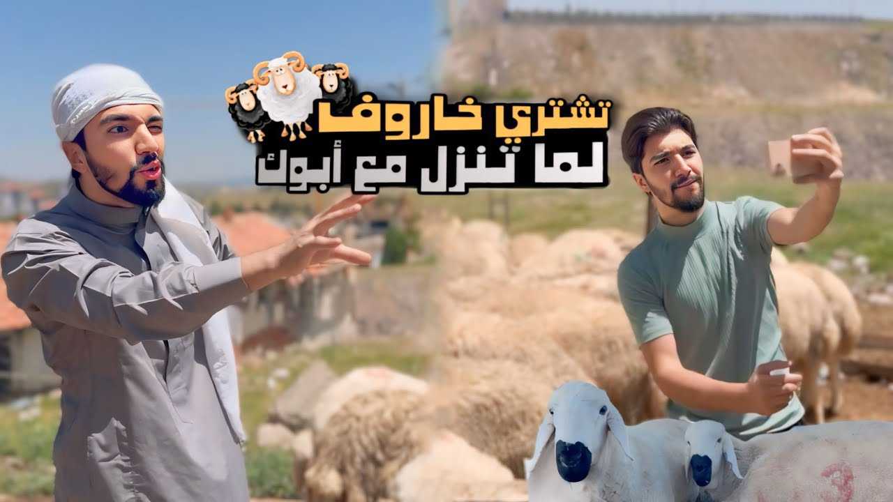 لما تنزل مع ابوك تشتري خاروف العيد 🐏😂💔 obada kauoge