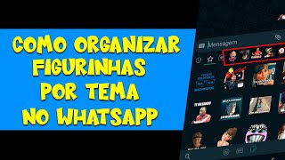 COMO ORGANIZAR AS FIGURINHAS DO WHATSAPP POR PASTA screenshot 5