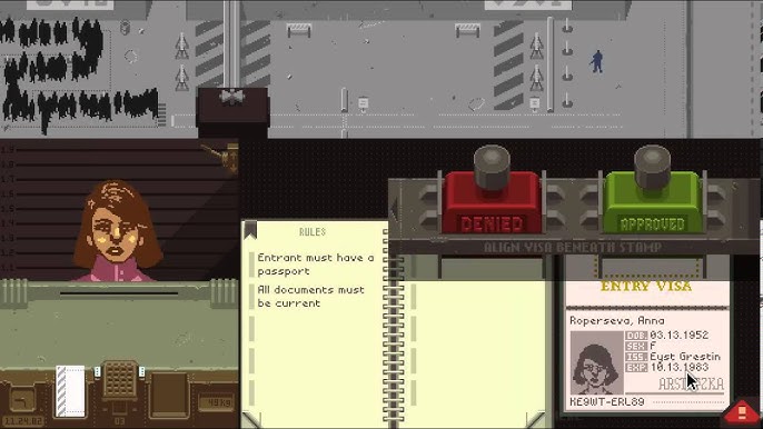 TEXAS STYLE PAPERWORK SIMULATION! -- Let's Play Papers, Please (Part #1) ( Steam PC Gameplay) 