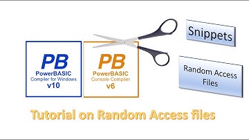 PowerBasic Snippets - Tutorial on Random Access files