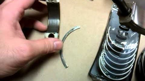 how to replace piston connecting rod bearing part 1