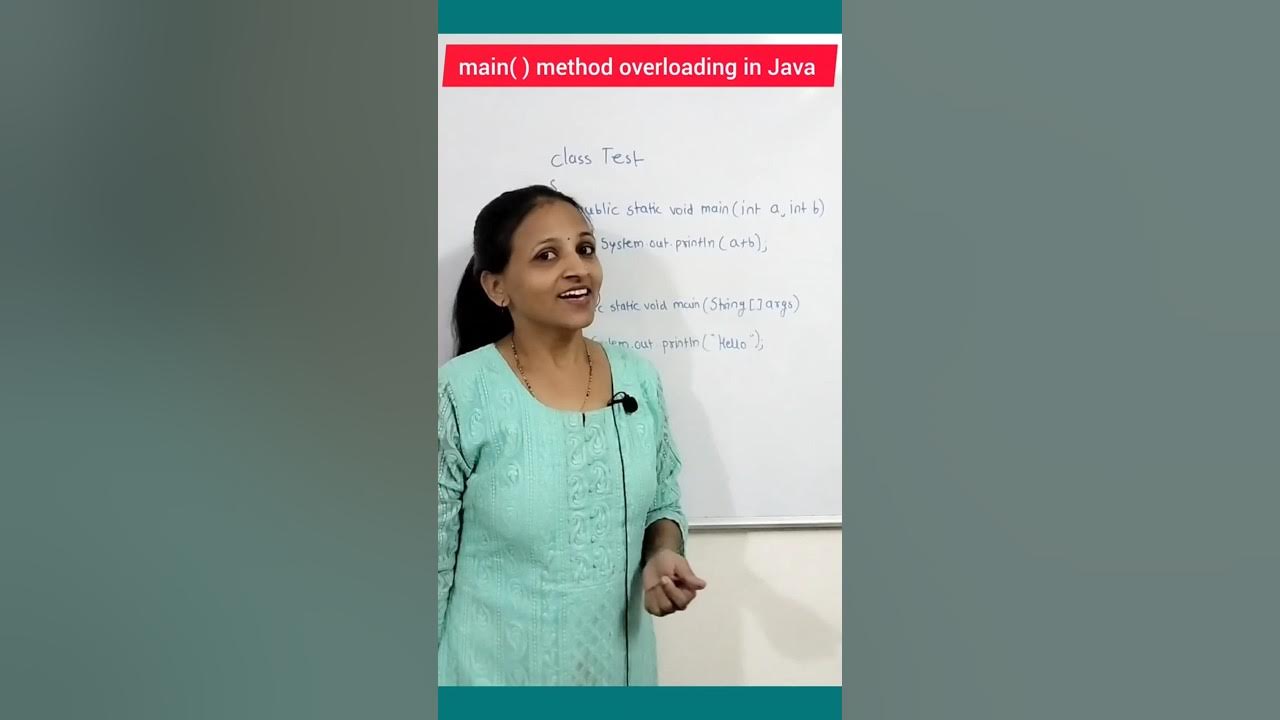 Main method overloading in Java #shorts - YouTube