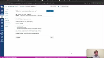 Video Introduction Assignment