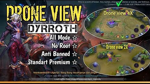 DRONE VIEW PATCH DYRROTH