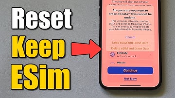 How to Factory Reset iPhone & Keep ESIM Mobile Info (Best Method)
