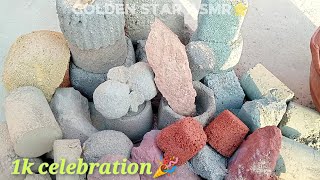 Finally Wait is over🤩1k celebration 🎉 Dry & Water clay pot crumbling @GoldenStarAsmr