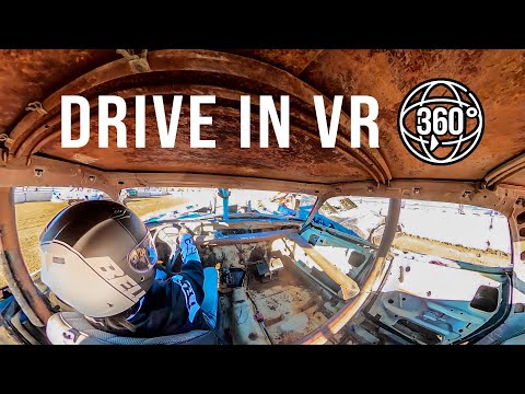 3D 360 VR Demolition Derby Experience | Winning Driver 4K