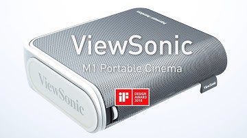 ViewSonic M1 LED Portable Projector with Harman Kardon® Speakers