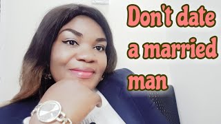 Celebrity 6 Reasons why you shouldn't date a MARRIED MAN. Don't date a married man. Wealth