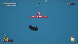 Falling through the floor in LEGO Batman: Legacy of the Dark Knight