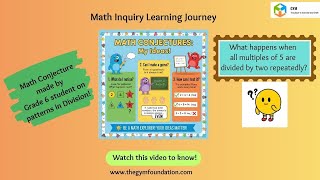 Division made interesting - Math conjecture on patterns in division - Episode 3