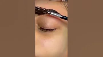 صبغ الحواجب بشكل رائعه 