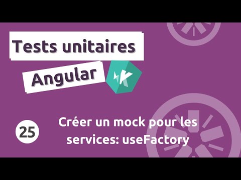 Tutoriel tests unitaires Angular #25 - Créer un mock pour les services - useFactory
