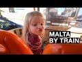 EXPLORING MALTA. Valletta Fun Train, Mdina and Popeye's Village.