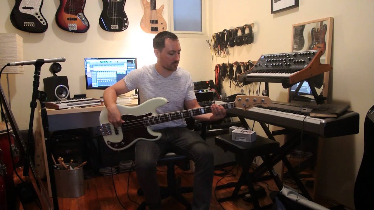 Aguilar PJ pickups in a Fender Custom Shop Bass Comparison Video