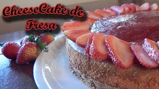 CheeseCake de Fresa con Leche Condensada/Muy Fácil