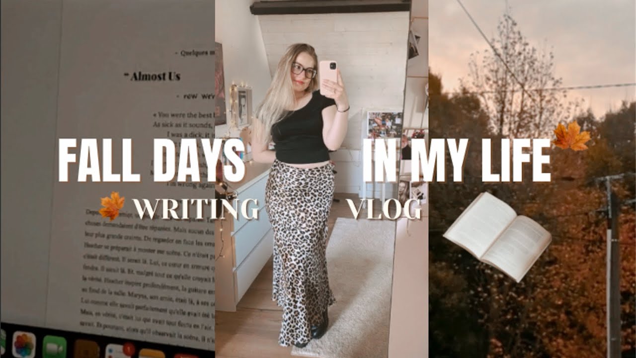 Hello November  : mon premier refus en maison d’édition, j’avance dans mon roman (Writing vlog) 🍂💫🕯️