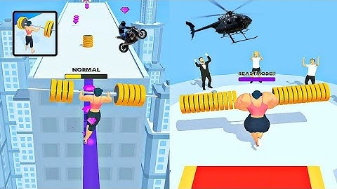 Weight Runner 3D 💪 All Levels Gameplay #2 - New Trending Games Android iOS Gaming