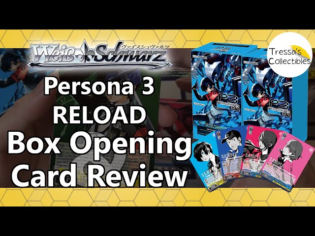 Persona 3 Reload Premium Booster - Box Opening & Card Review [Weiss Schwarz  TCG] - YouTube