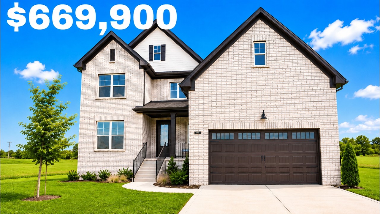 Gallatin Home Tour - All-Brick New Build With 3.5 Baths - Where to Live In Nashville