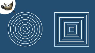 How to Make Concentric Shapes in GIMP