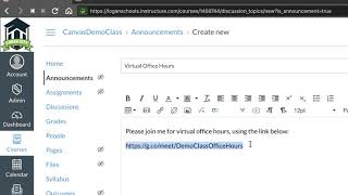 CANVAS - Add Google Meet to a Canvas Course