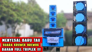 KNP HASIL SUARANYA GA TAU DARI DULU !! Kreatif Middle Kruwek Brewog Full Dari Triplek 