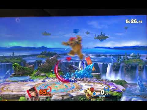 【スマブラSP】ベヨネッタの良さげな道連れ即死コンボ