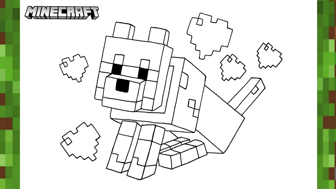 510  Minecraft Dolphin Coloring Pages  Free 510  Minecraft Dolphin Coloring Pages  Free
