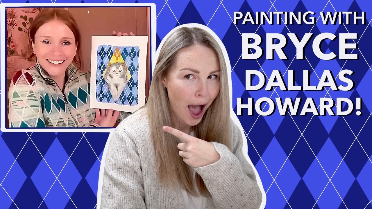 Painting With BRYCE DALLAS HOWARD!? How Is This My Life? Paint Chip The Cat With Us!