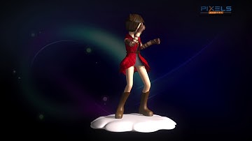 Game Character Modelling by student Madhuri : Pixels Academy