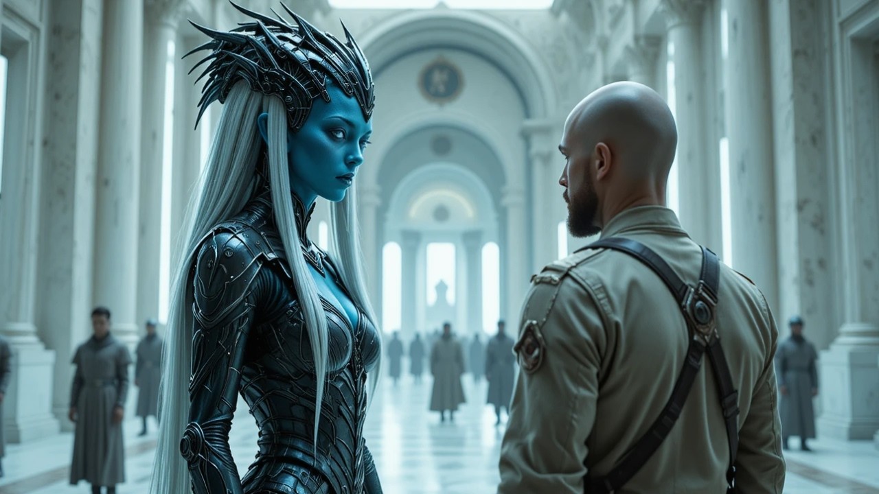 Я вошёл в кандалах… Но инопланетная королева поднялась, когда узнала мой голос | HFY