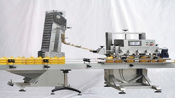 plastic jars capping machine high speed screw capper with caps lifting system taponadora de botellas