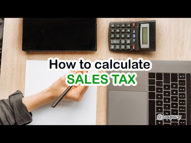 sales invoice with tax