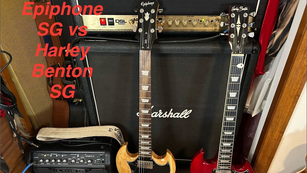 Epiphone Custom Shop SG vs Harley Benton DCSG! Hero or Zero? YouTube