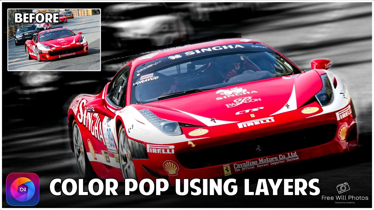 ON1 Photo Raw is a great color pop effect photo editor YouTube