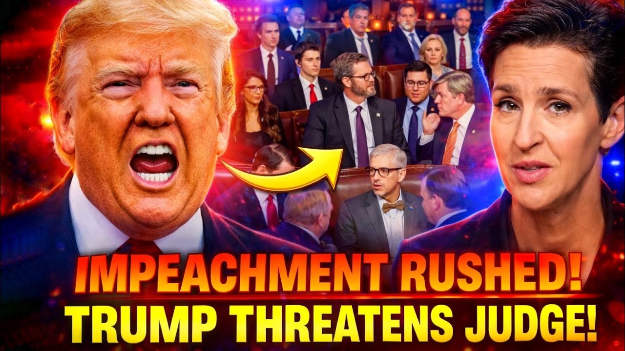 BREAKING: Trump Threatens Judge, Impeachment Moves IMMEDIATELY