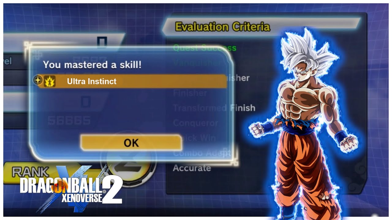 HOW TO UNLOCK ULTRA INSTINCT TRANSFORMATION IN DRAGON BALL XENOVERSE 2 